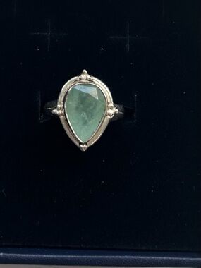 Beautiful Sterling Silver Aquamarine Ring